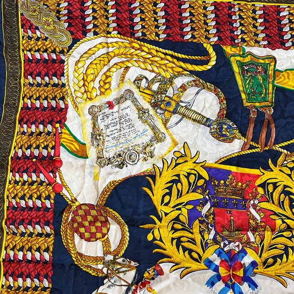 Renato Balestra Multicolor Italian British Scarf - Picture 5 of 10